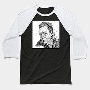 ALBERT CAMUS ink portrait .1 Baseball T-Shirt